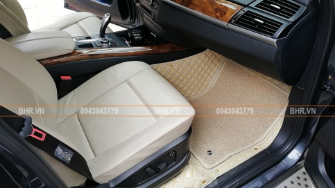 Thảm lót sàn ô tô 5D 6D BMW 2 Series F46 218i Gran Tourer Ôm khít sàn xe, lớp da cao cấp, chống nước, chống xước